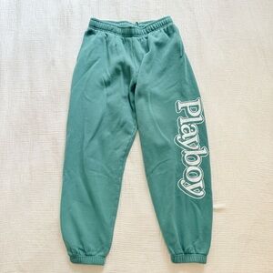 Playboy x PacSun | Green Jogger Sweatpants | Size S | EUC